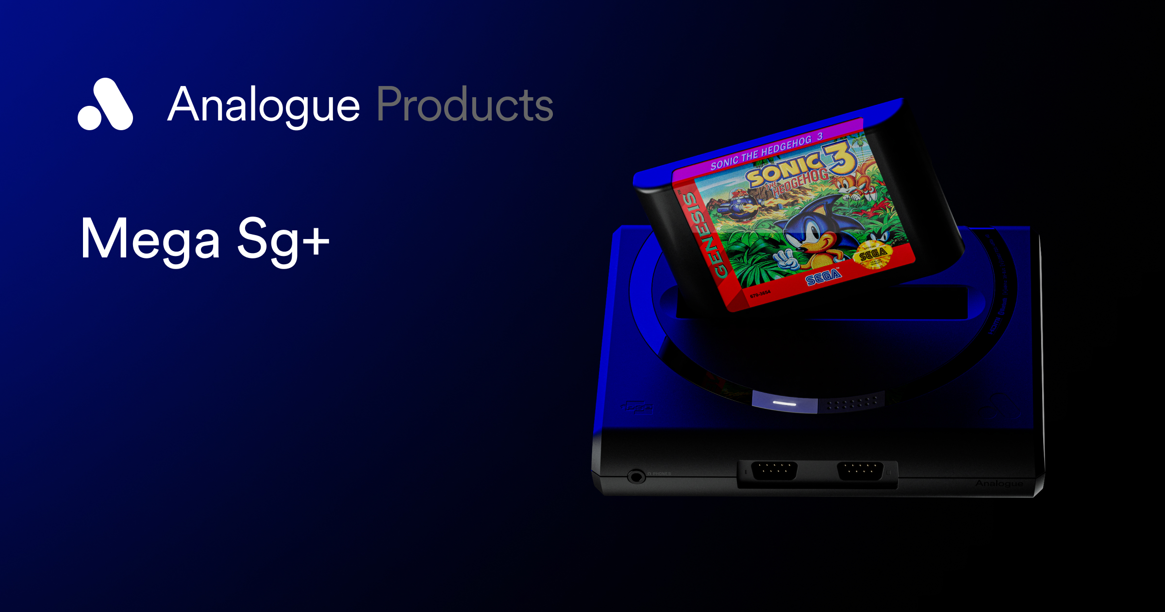 Analogue Mega Sg+ Consola Retro