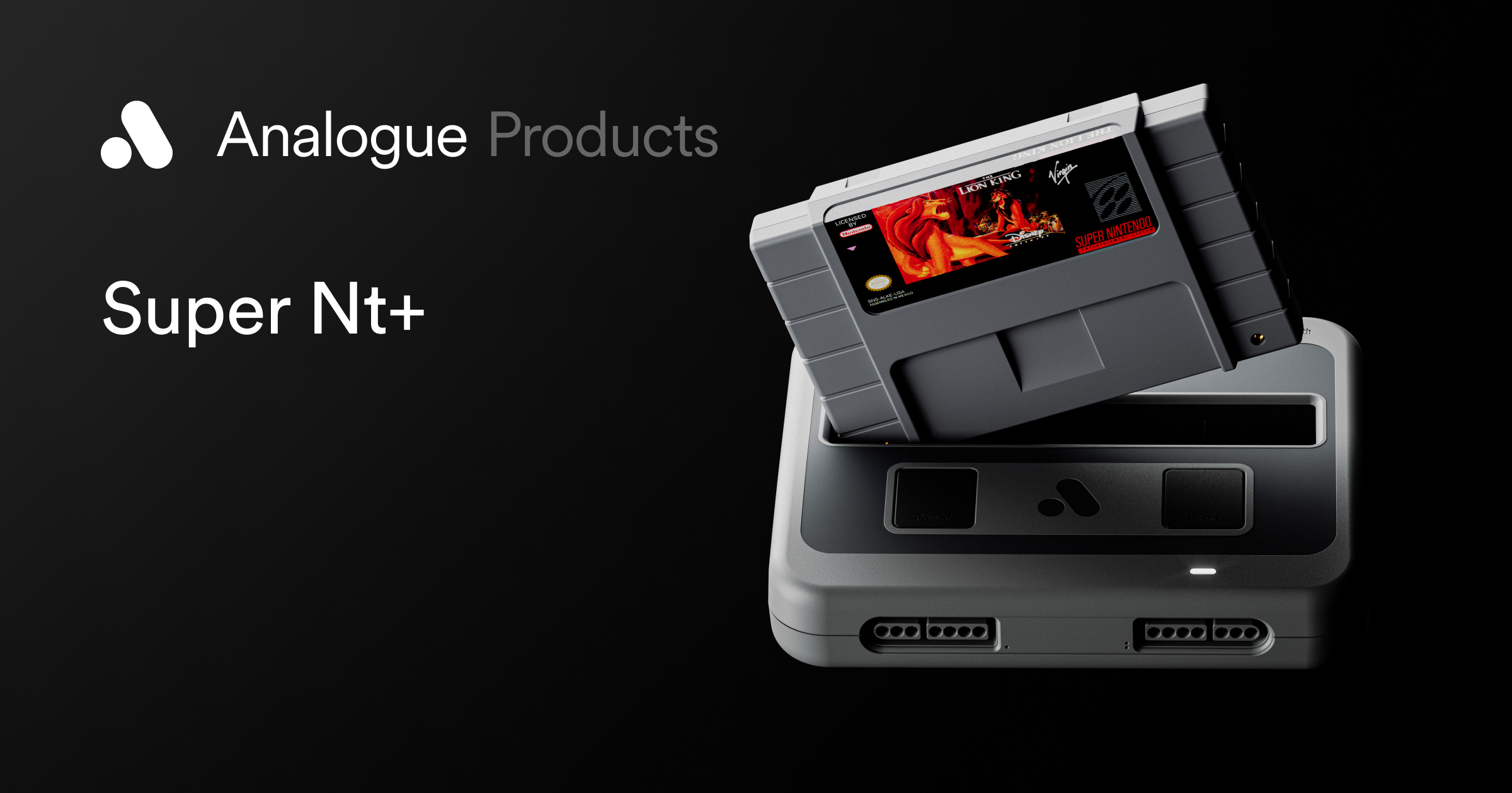 Analogue Super Nt 本体　SFCカラー Super Nt+ - Analogue